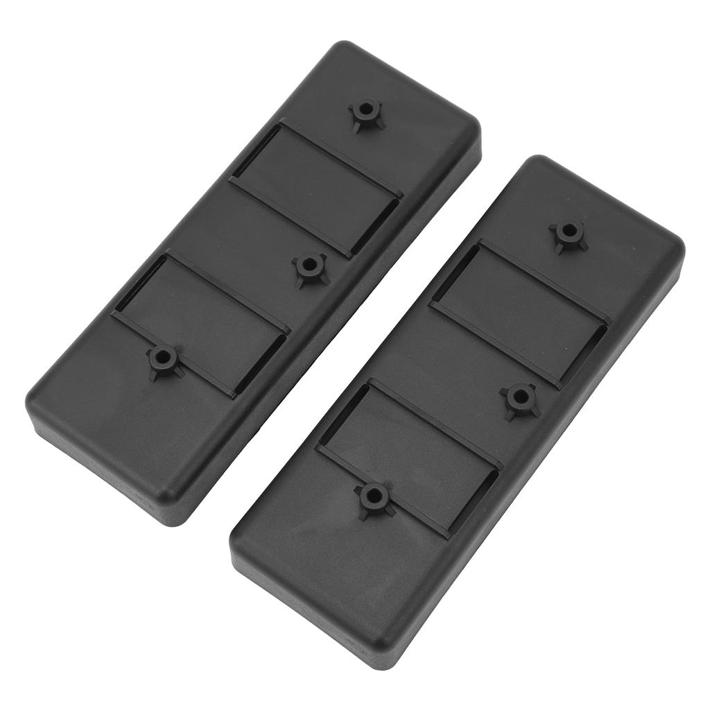 2pcs RC Car Battery Tray Plastic Battery Mounting Plate for Axial SCX10 1 10 RC Car Black