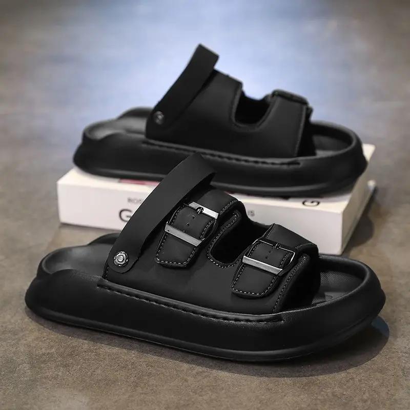 Fashion Anti-slip Male Shoe Beach With Platform Daily Use New Summer Low Price Descount Cheap Liquidation In Welcome Deal Men's Sandal