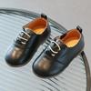 Kinder Freizeitschuhe Weiße Anzugschuhe Mädchen Jungen Weiche Sohle Schwarz Braun Kinder Lederschuhe Kinder Slip-on Lederschuhe
