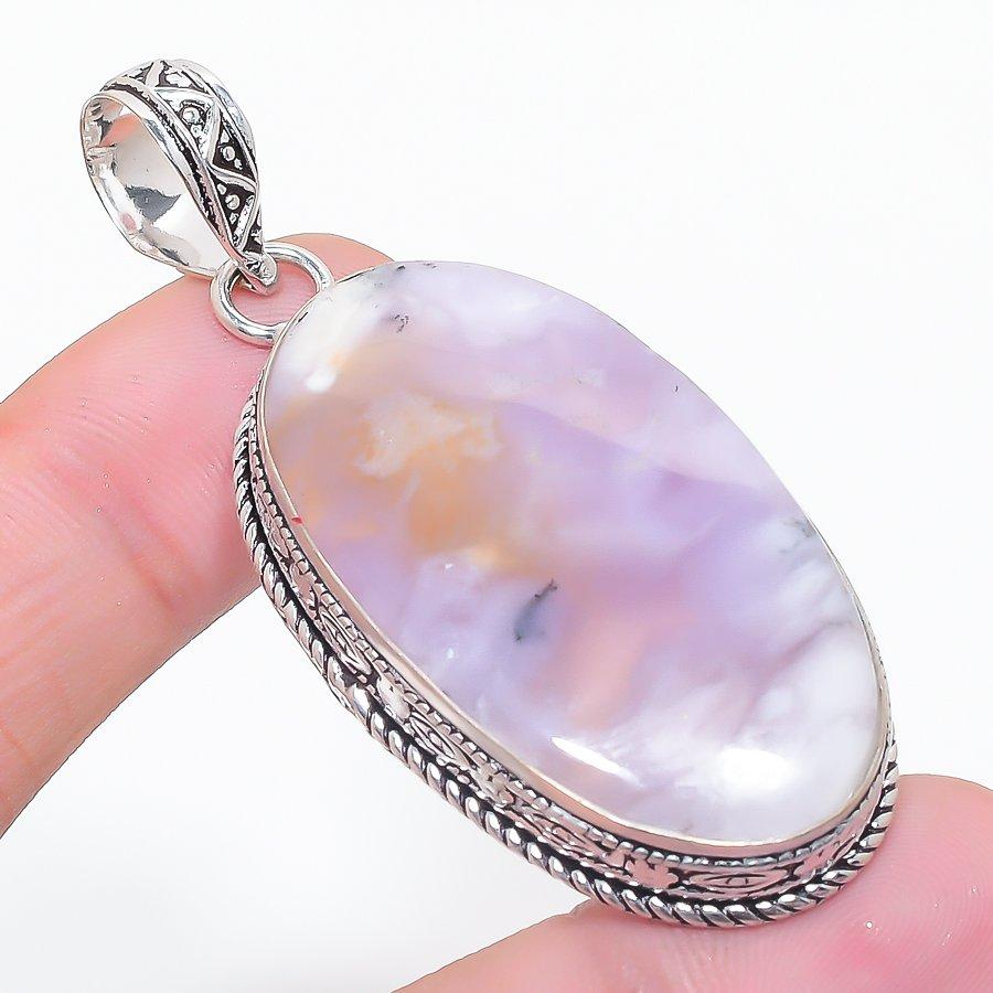 

Natural Dendrite Opal Gemstone 925 Sterling Silver Jewelry Pendant 2.56 B9a52