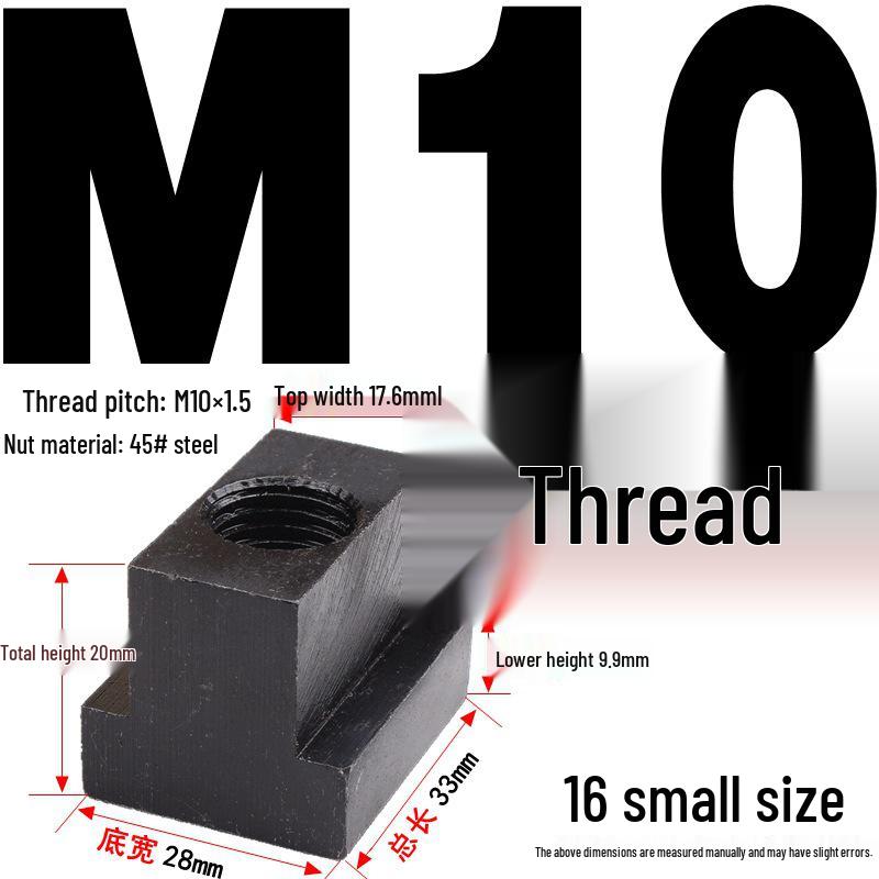 Kangfei 45# Steel T-Nut for M6-M20 Bolts