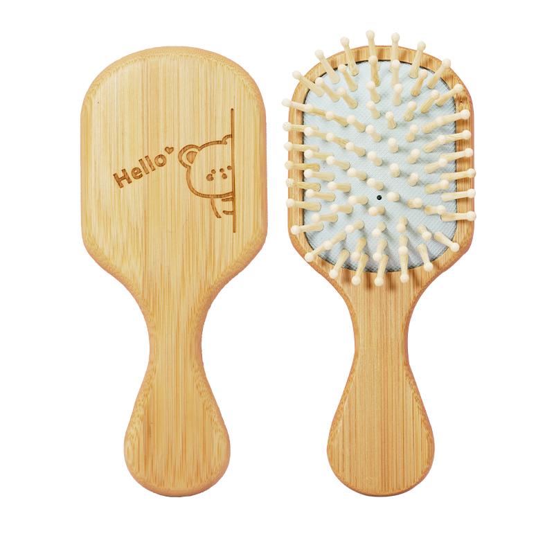 Cute Cat Wooden Comb Bamboo Massage Hair Combs Natural Anti-static Hair Brushes Hair Care Massage Comb Hairdressing Styling Tool
