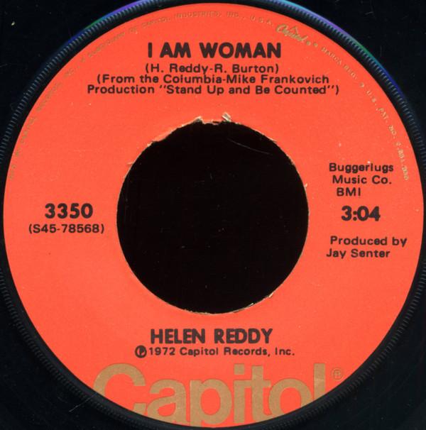 

7inch Record HELEN REDDY - I Am Woman 3350 Capitol Records 1972 US Pop Used