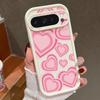 Y2K Retro Gradient Love Hearts Pattern Case For Google Pixel 10 Pro XL Pixel 9A 9 Pro 8 7 8A 7A Shockproof Bumper Soft Silicone Cover