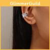 Ear Layer Three Clips Without Ear Holes Square Diamond C Shaped Earrings Gift