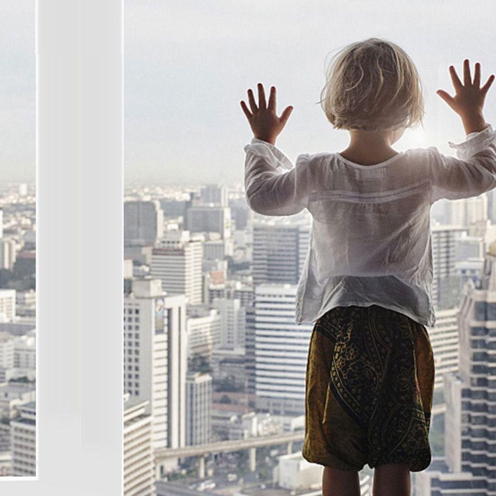 Transparent Sliding Door Lock Anti-pinch Sliding Sash Stopper  for Child Security Protection