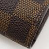 LOUIS VUITTON Portefeiulle International Purse N61217 Brown Damier canvas unisex Used