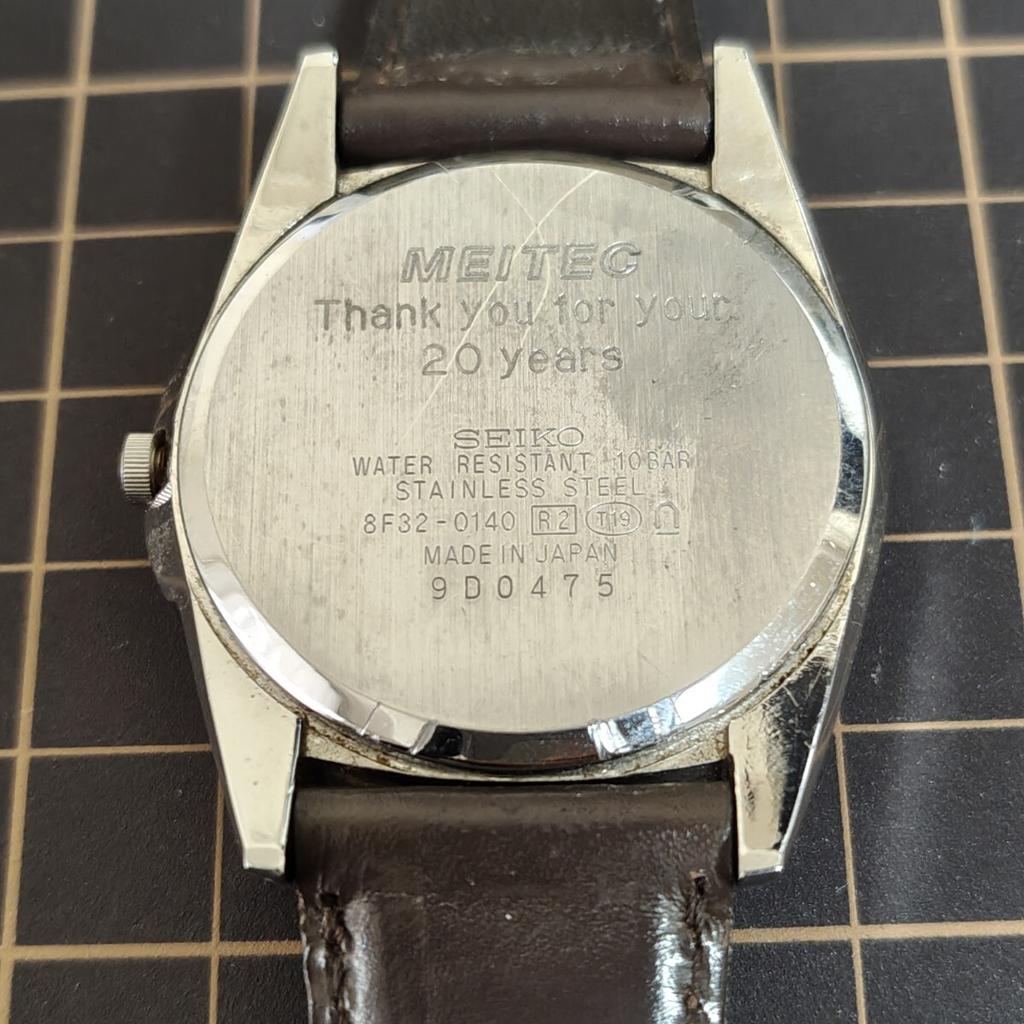 SEIKO Perpetual Calendar Quartz Watch [Working Condition] 8F32-0140 (Management Code K26Z)