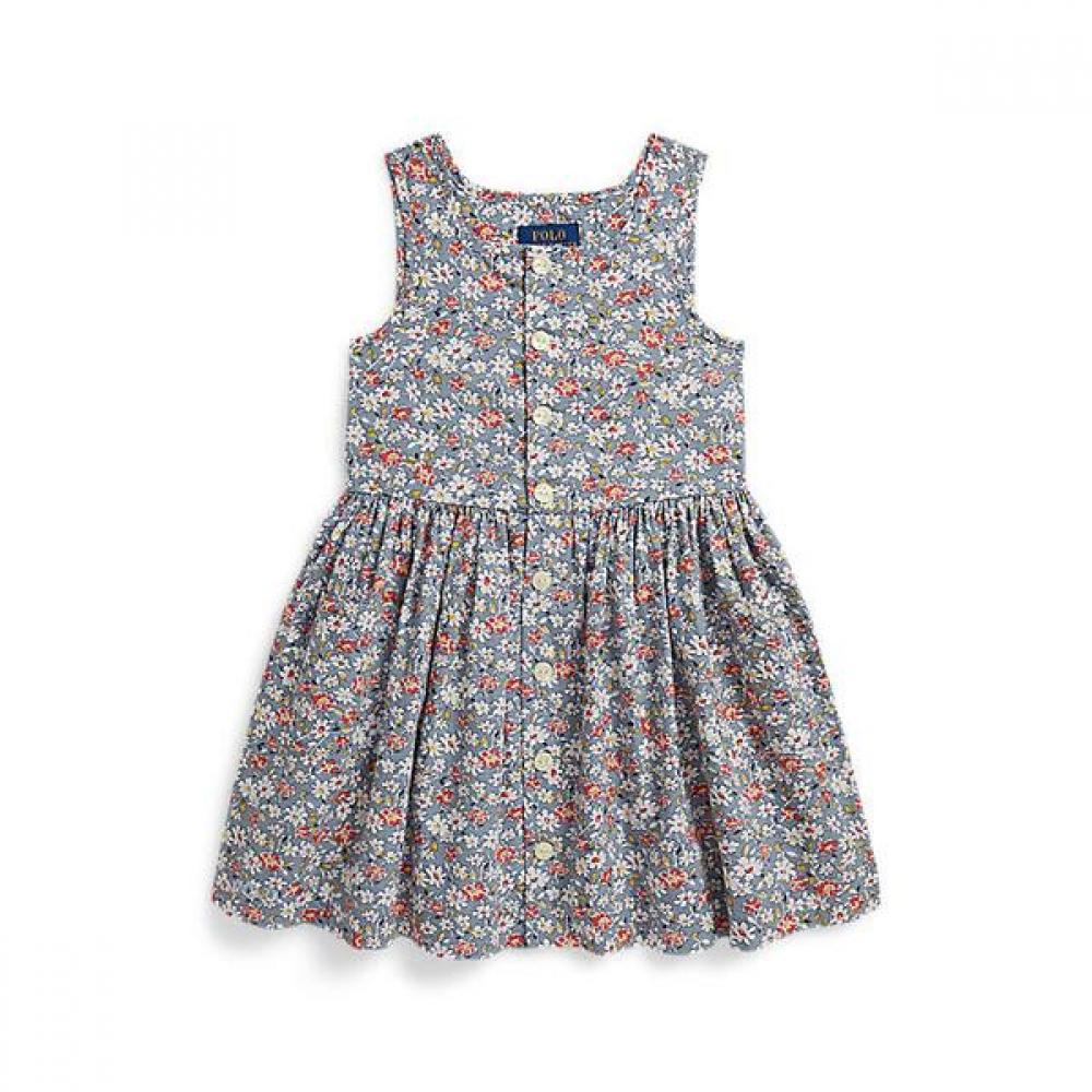 

Polo Ralph Lauren Girls Cotton Poplin Dress Floral 2 6 Years Cwpodrsr3d21150400 6X