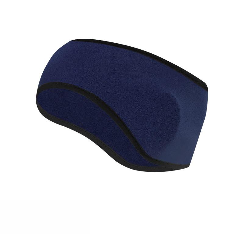 Winter Thermal Headband Ear Warmer Mask Button Design for Yoga Basketball Running Hiking Outdoor Sports Windproof Ear Cover