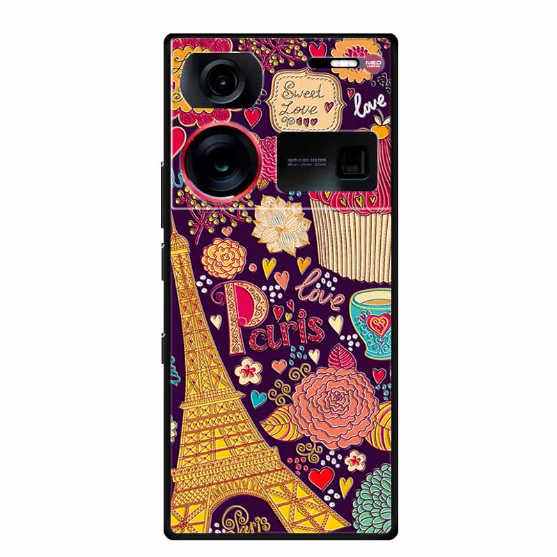 3D Emboss Case For ZTE Nubia Z60 Ultra Phone Case Flowers Soft Silicone Coque For Nubia Z60 Ultra Back Cover Cases Z 60 Z60Ultra