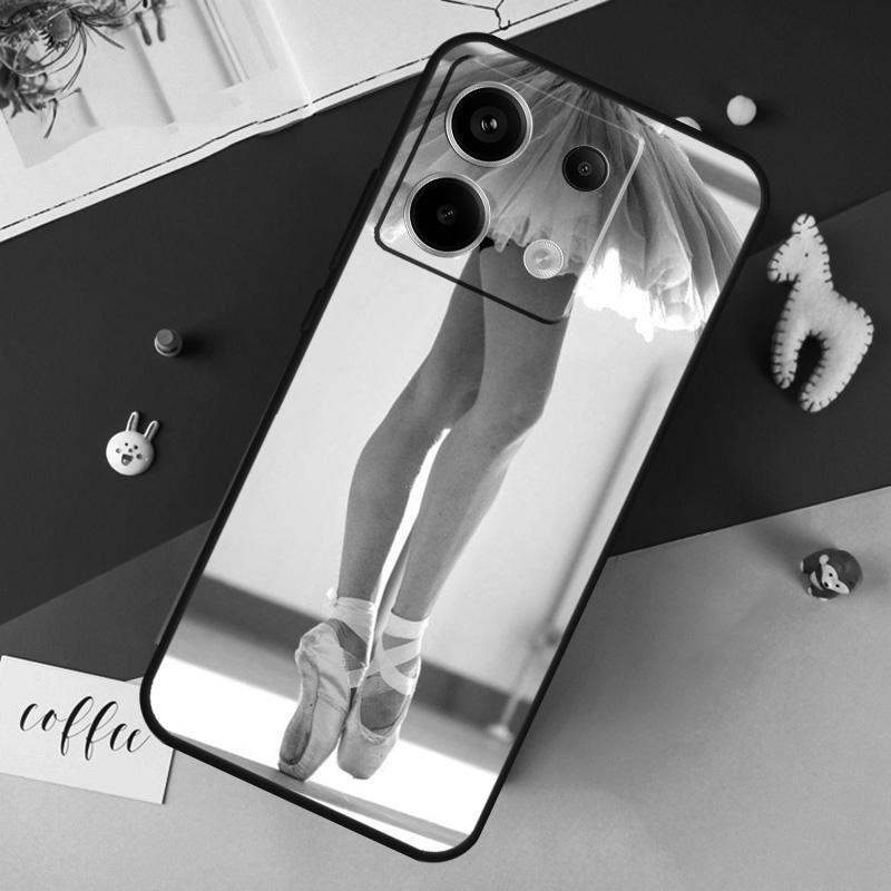 Pouzdro na špičky baletních bot pro Xiaomi Redmi Note 13 12 10 8 9 11 Pro 12S 10S 11S Redmi 13C 10A 10C 9C 12C Kryt