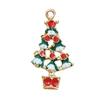 Christmas Tree Charms Jewelry Making Charms Pendant for Necklace Bracelet Earring Making Cristmas Stocking Stuffer