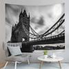 London Eye Tapestry Thames River Tapestry London Urban Scene Tapestry Wall Hanging Tapestries Art Home Living Room Bedroom Dorm