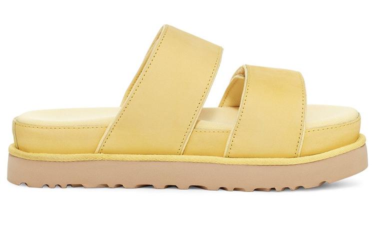 UGG Rubber Sole Slide Slippers Women's Banana Pudding 1125039-BPLT