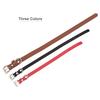 Leather Dog Collar,Soft Padded PU Dog Collars with Heavy Duty Buckle,Durable & Comfortable for Small Medium Large Dogs Walking