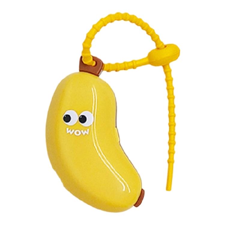 Food Grade Plastic Banana Shape Toothbrush Head Protector Cute Bathroom Organizers Prevents Contamination During Trip