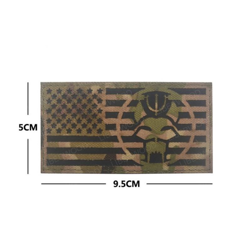 Seal Team Infrared IR patch Navy Seals SWAT Reversed Patches Multicam Military CP camo Reflective