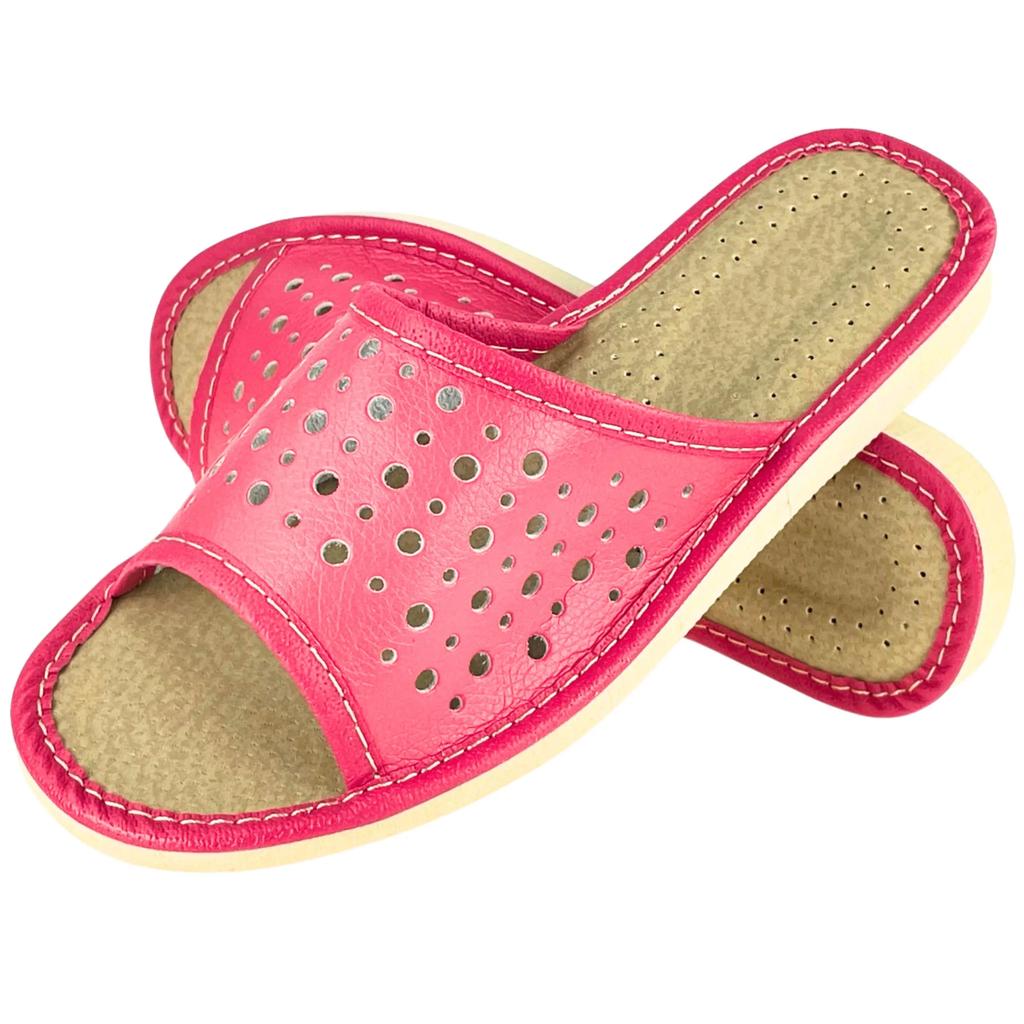 Pink Cheap House Slippers, Comfortable Women's Slippers 35
