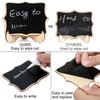 20PCS Elegant Mini Chalkboard Signs with Easel Stand - Perfect for Weddings, Parties, and Events - Includes Table Numbers