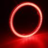 Grandview COB Squid Ring 80mm Red Headlight with Cover Ballast Angel Eye for Car Set of 2 (Upgraded Version)