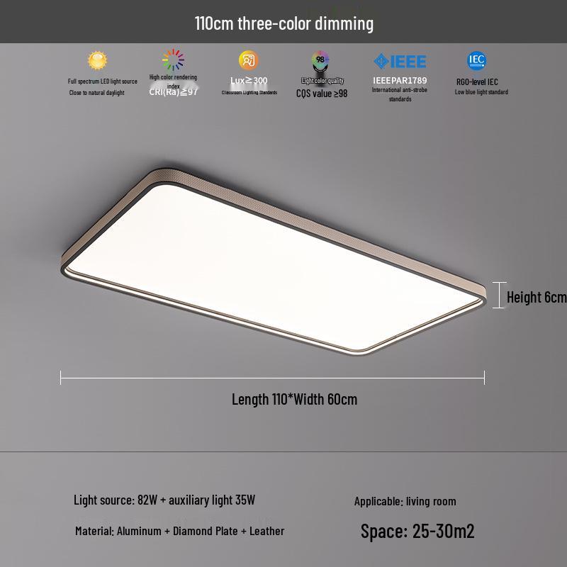 Elegant Full Spectrum Modern Ceiling Light - Minimalist Nordic Style for Living Room & Dining Room