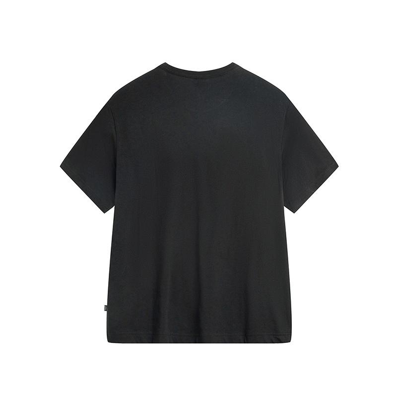 Puma T Shirts Unisex Black Crew Neck Moderate 691342-01
