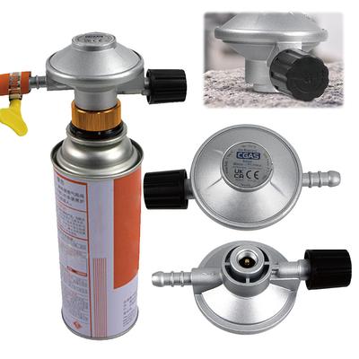 Niederdruck Gasregler Einstellbarer Durchfluss Niederdruck Propanregler Schlauchanschluss Stutzen 7/16 Zoll Einwegflaschenventil