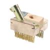 Escova de Limpeza de Juntas com Cerdas de Aço Raspador de Juntas de Aço Escova para Remover Ervas Daninhas Escova de Juntas Weeder Manual Conveniente