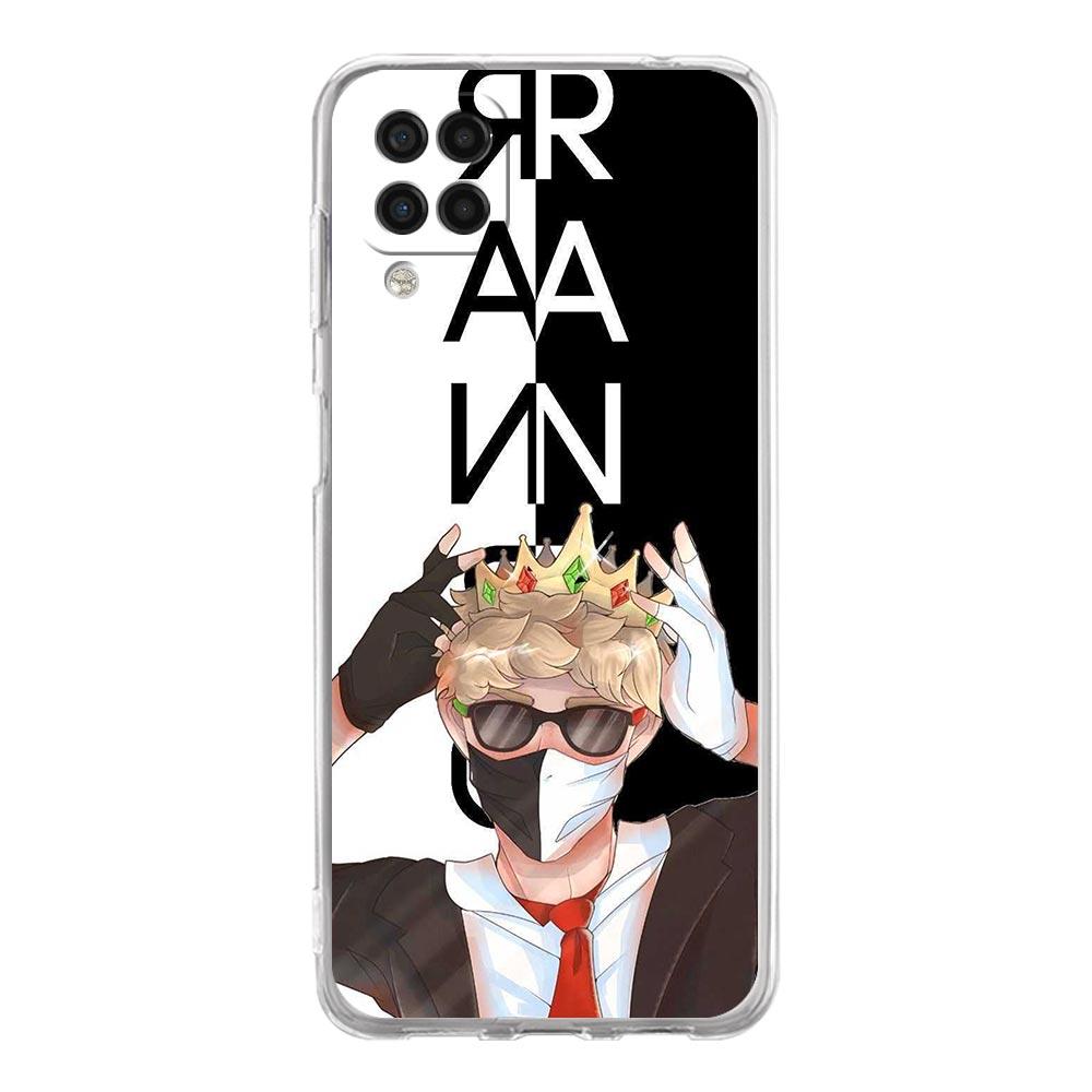 

Прозорий чохол для телефону Ranboo Dream SMP для Samsung Galaxy A51 A71 A21S A12 A11 A31 A41 A03S A22 A13 A33 A73 A53 A52 A32 5G A23 Чохол Samsung A12