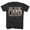 ZZ Top Tres Hombres Men's T-shirt Beards Rock Band Tour Live Concert Tee Album