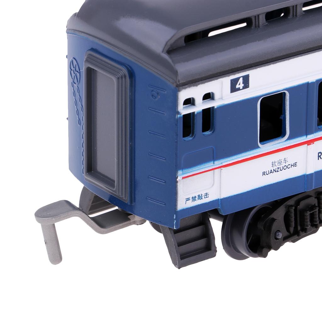 Maßstabsgetreues Zugwaggon-Modell Diecast-Fahrzeug Auto Spielzeug Eisenbahnen Geschenk Elektrische Schiene Güterwagen für Kinder