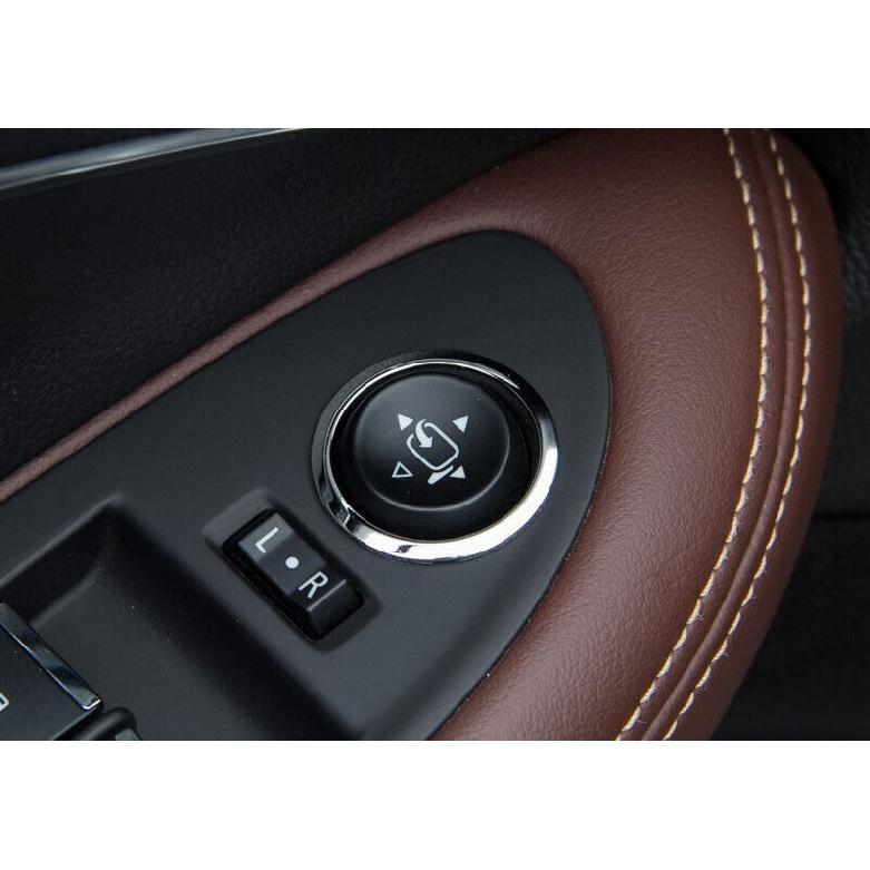 For Buick Envision 2016-2020 Silver Window Lift Panel Switch Button Sticker Trim