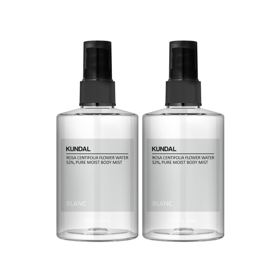 Brume corporelle hydratante pure Kundal Blanc 128 ml x 1 pièce/2 pièces