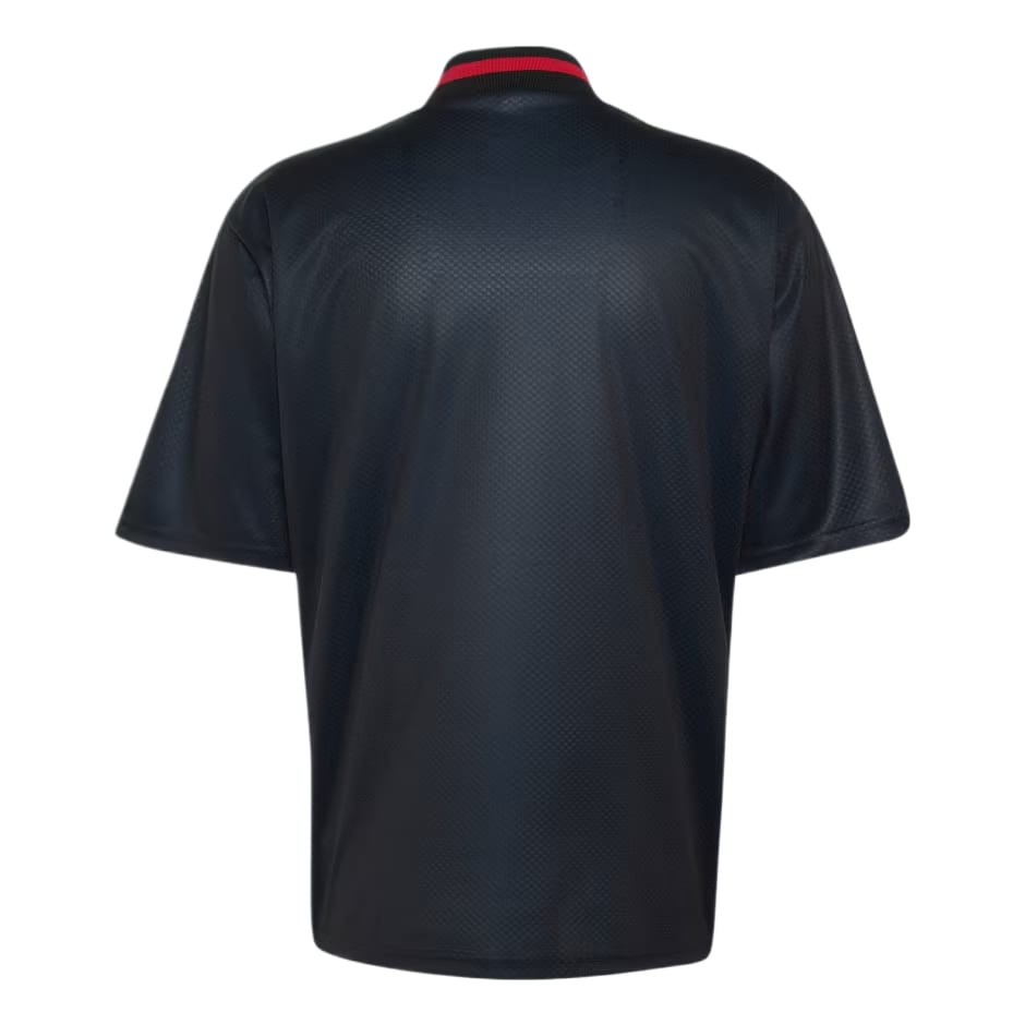 Adidas Manchester United Soccer Jerseys Men's Black V Neck Moderate KH4804