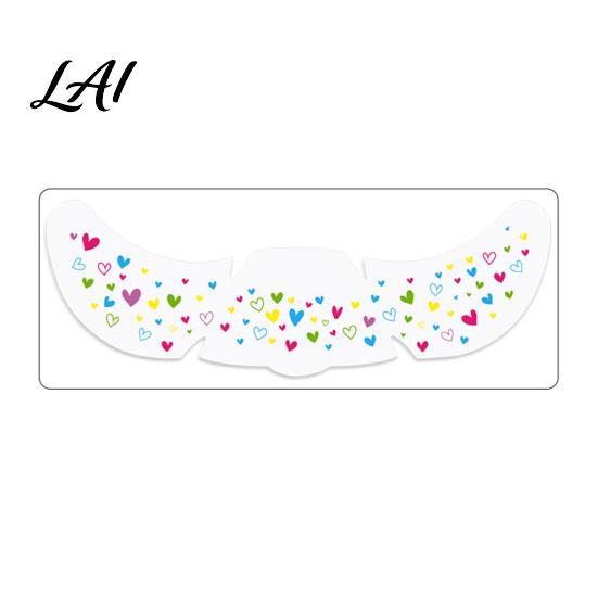 Party Tattoo Stickers Waterproof Temporary Sticker for Face Women Girls Face Easy Apply Decal Decorative Fake Valentine's Day Wedding Parties