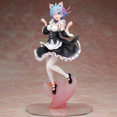 22cm Anime Re:ZERO Starting Life In Another World Rem Nekomimi Action Figure 1/8 PVC Model Doll Gift