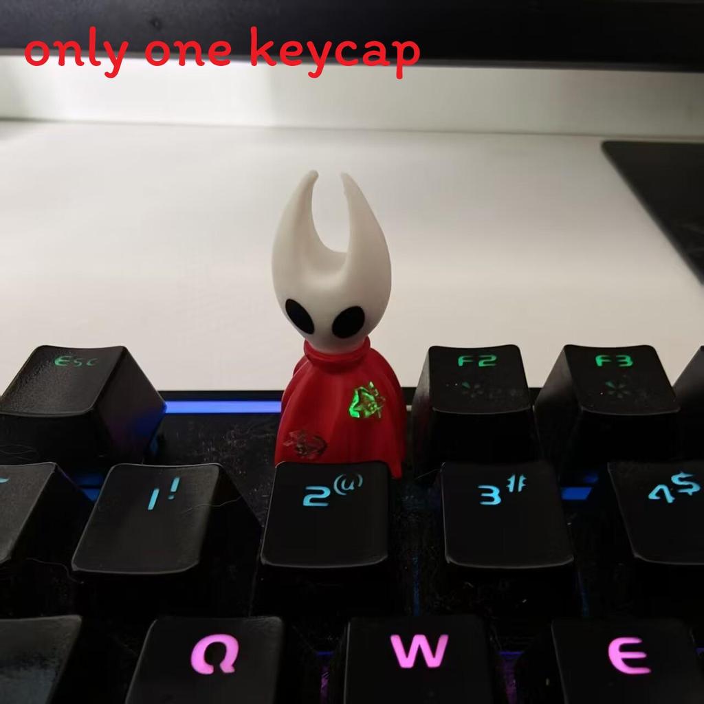 

Набор кейкапов из ПВХ Hollow Knight с дизайном Пчелы и Рыцаря для геймеров красный