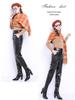 Women's High Waist Wide Leg Loose Velvet Harem Pants - Dark Color, Autumn Winter