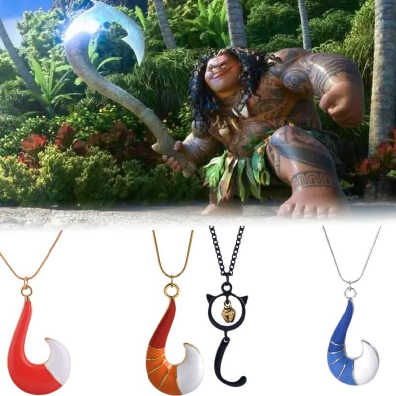 Pendant Necklace Moana Costume Fancy Dress Up Jewellery Alloy Ornaments Anime