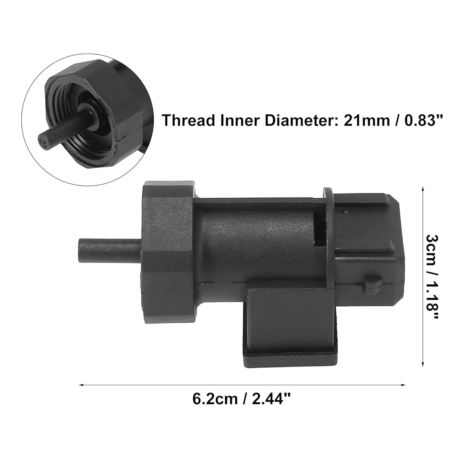 Motoforti Vehicle Transmission Speed Sensor, Transmission Speed Sensor, for Kia Rio 2006-2014, ABS, No.96420-4A600, Black