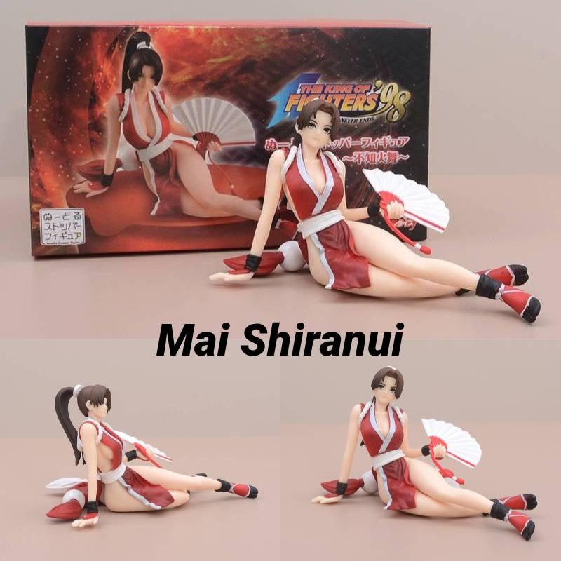 Mai Shiranui Pvc Figure 8cm/3.1in Height Red Color Cartoon Style