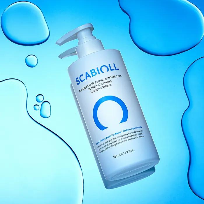 Protein-Shampoo zur Verbesserung geschädigten Haares und zur Linderung von Haarausfall 500 ml