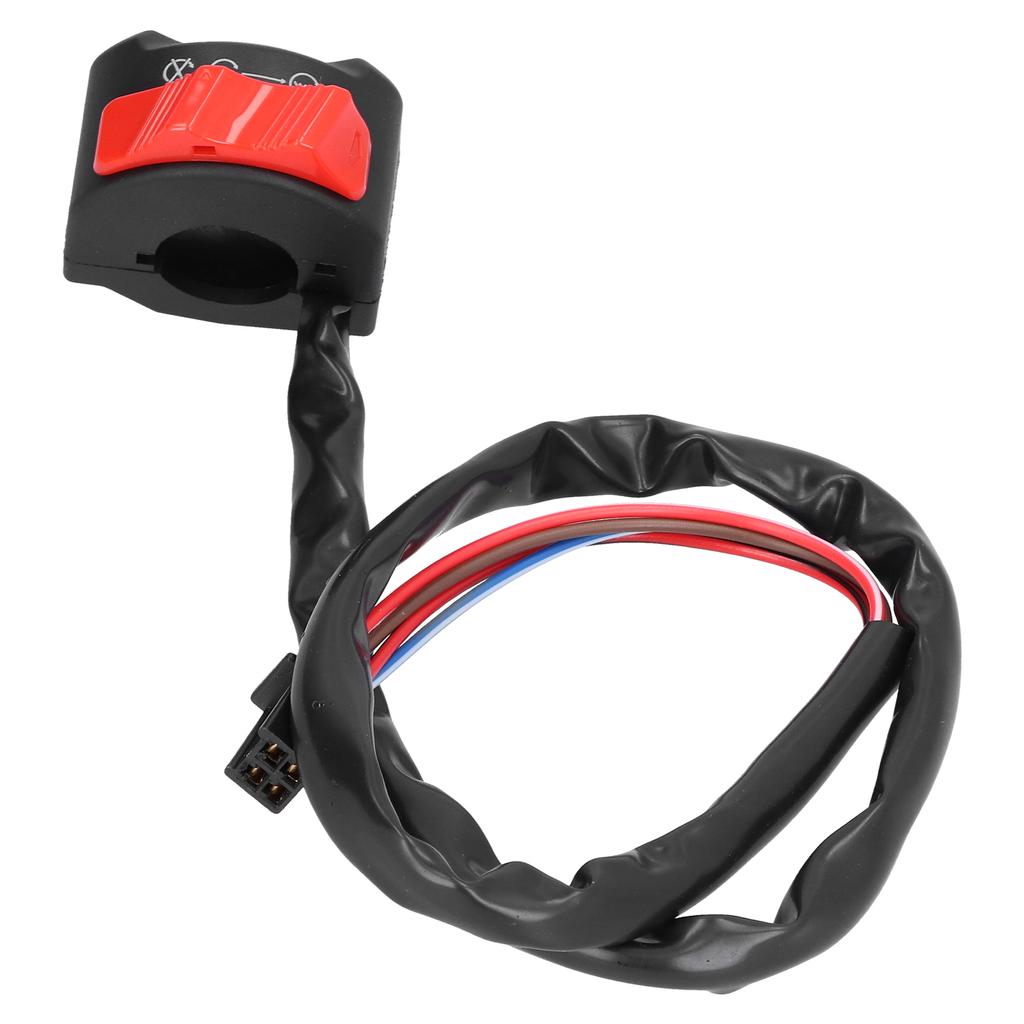 78in Przełącznik Kierownicy Wodoodporny Motocyklowy Kontroler Przycisku Start Stop Uniwersalny