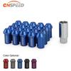 New 20pcs M12x1.5 Length 42mm 7075-t6 19HEX Rays Lug Nut Wheel Nuts With 7 Side Lock Nuts Anti Theft Security Key Alloy Aluminum