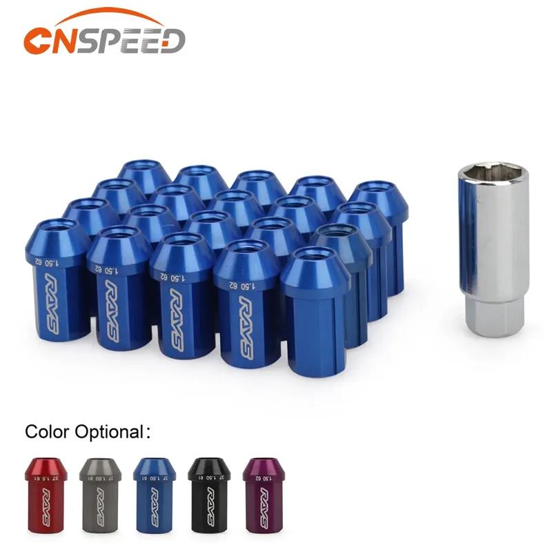 New 20pcs M12x1.5 Length 42mm 7075-t6 19HEX Rays Lug Nut Wheel Nuts With 7 Side Lock Nuts Anti Theft Security Key Alloy Aluminum