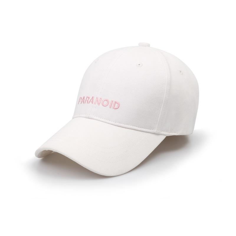 

cInstagram кепка женская корейская версия студенческой уличной вышитой бейсболки весна-лето черно-белая шляпа хипстер 57Cm adjustable