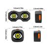 High Brightness Devil Eyes Bicycles Rear Light Programmable Bike Tail Lamp Dynamic LED Bicycles Tail Light Enduring