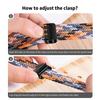 Nylon Braided Strap for Huawei Watch Fit 3/4/4 Pro Magnetic Adjustable Comfortable Band for Huawei Watch Fit 4/3 Bracelet Belt