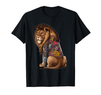 Traditionelles japanisches Drachen-Tattoo Leo T-Shirt